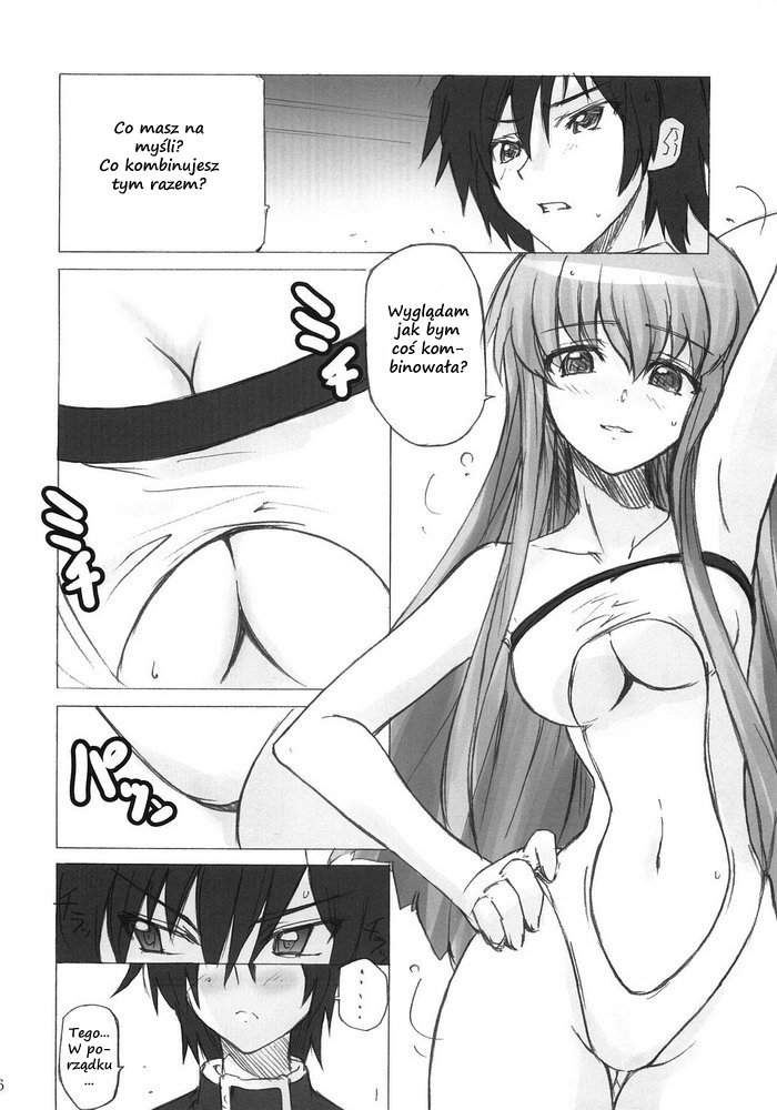 (C71) [Poyopacho (UmiUshi)] Poyopacho G (CODE GEASS: Lelouch of the Rebellion) [Polish] - Page 5