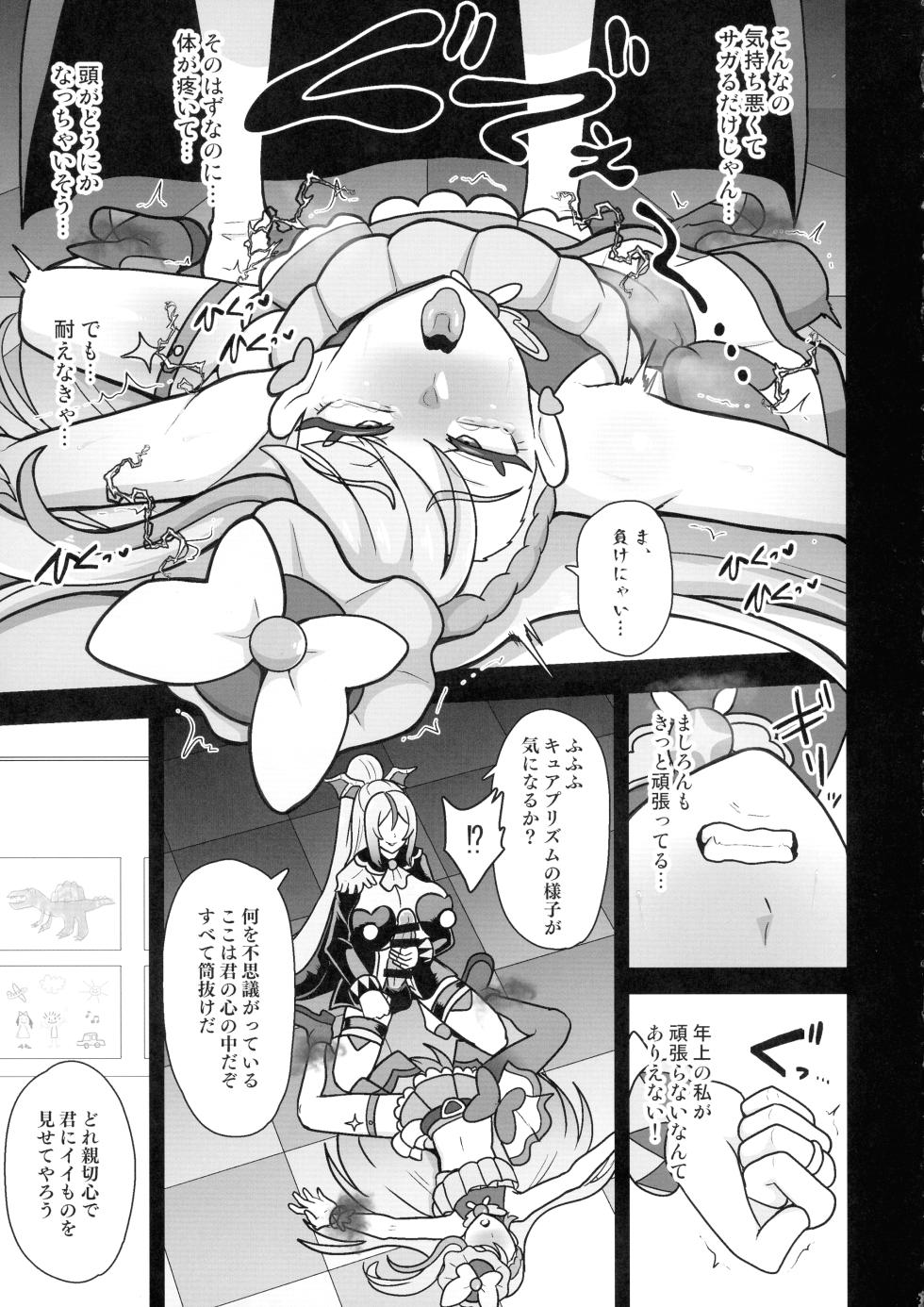 (Futaket 32) [Akuochisukii Kyoushitsu (Akuochisukii Sensei)] Underground Dream ~  Akumu Sanagi Ankoku Hentai ~ (Hirogaru Sky! Pretty Cure) - Page 9