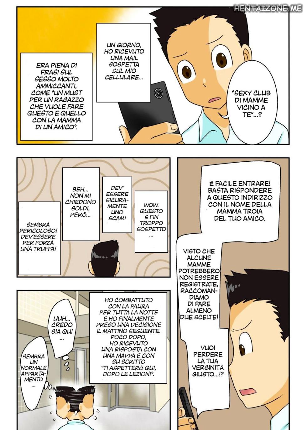 [Freehand Tamashii (DT Hone)] Shin Local Pako Mama Club | Sexy Club di Mamme vicino a Te [Italian] - Page 2