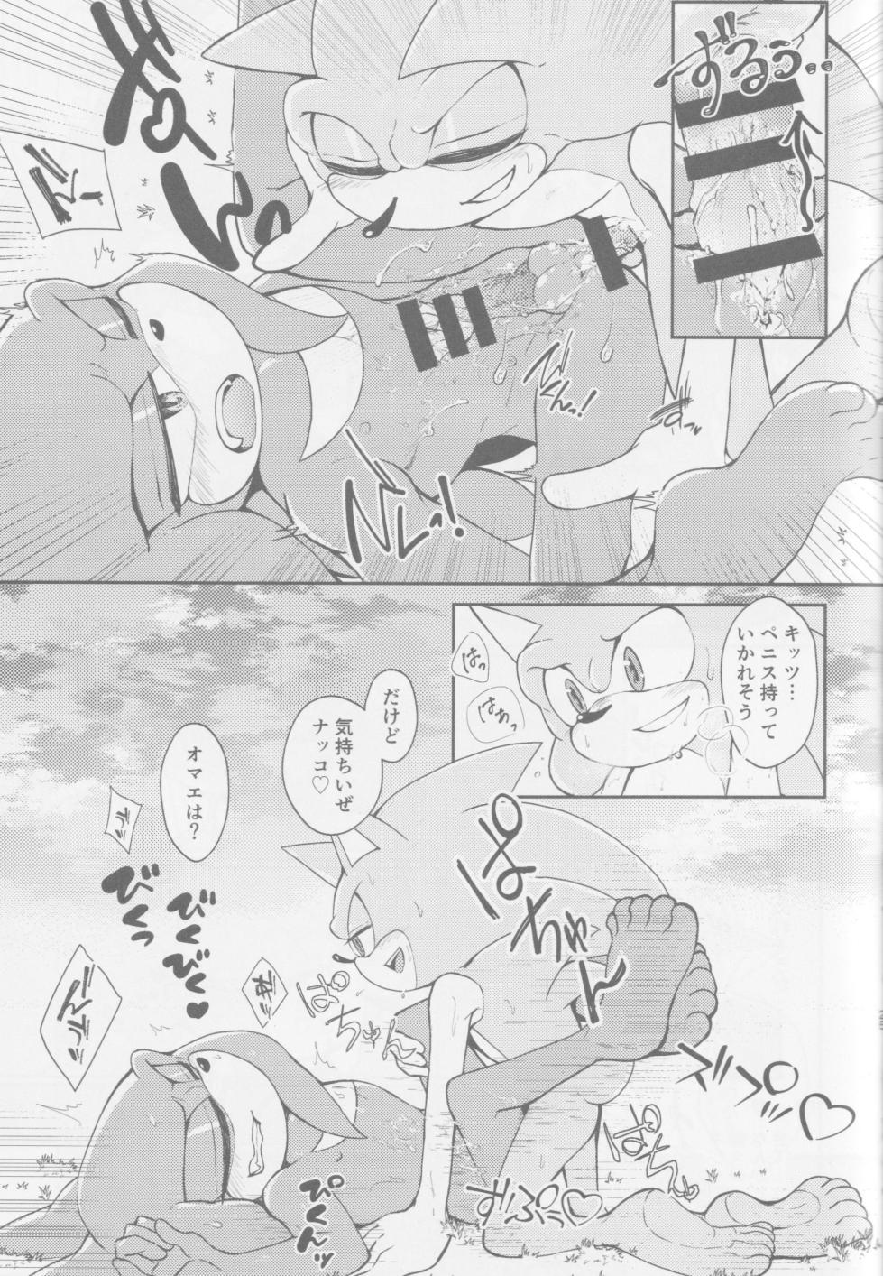(Sega no Game wa Sekaichi System 18) [Great Escape! (kot)] Hatsujouki o Mukaeta no de Angel Island ni Hinan shitekita (Sonic the Hedgehog) - Page 24