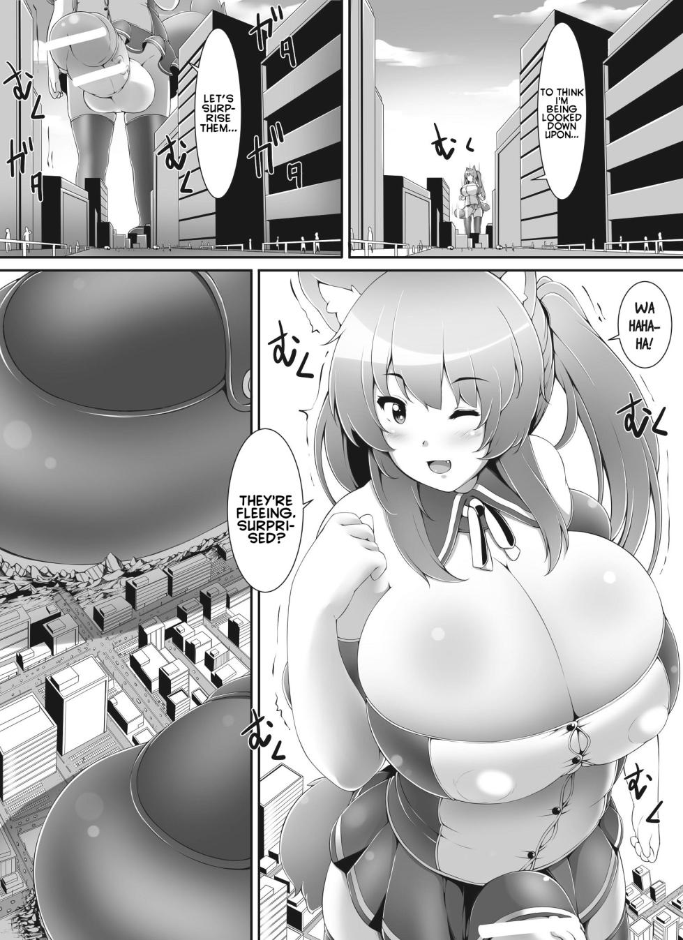 [Yuruyuru GTS (toka)] Chou Ookii Uchuujin ga Ojamashimasu | A Grand Gigantic Alien Welcomes Herself In [English] - Page 9