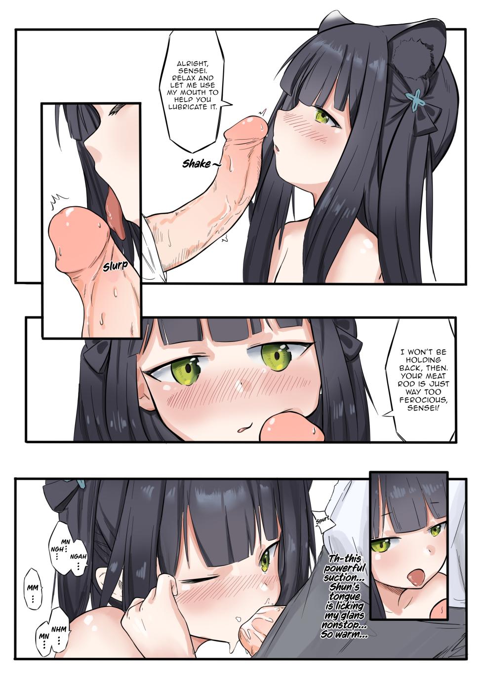 [Junnodan] Virgin Urinal Sunohara Shun (Blue Archive) [English] {Trump4prez566} [Decensored] - Page 11