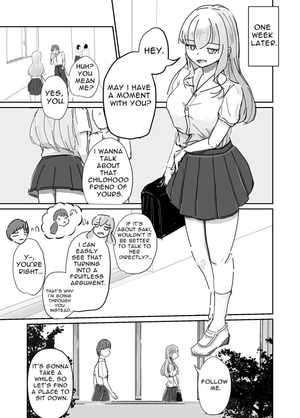 [Umiyamiya] Taisetsu na Osananajimi o Uragitte Waruui Onnanoko ni Koishite shimau Hanashi | Betraying My Dear Childhood Friend I Fall In Love With A Naughty Girl [English] - Page 4