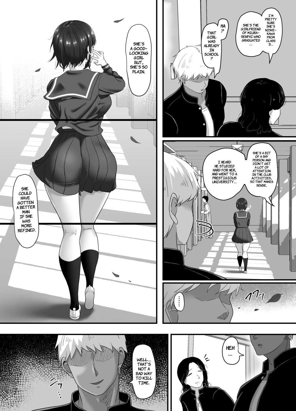 [Sora Paprika] Ochi Muku ~Enkyori Renaichuu no Seijun Kanojo ga Charao ni Yogosareru Hanashi~ | Corrupted Innocence - A story about a long-distance, pure and innocent girlfriend being defiled by a playboy. [English] [Comoop] - Page 10