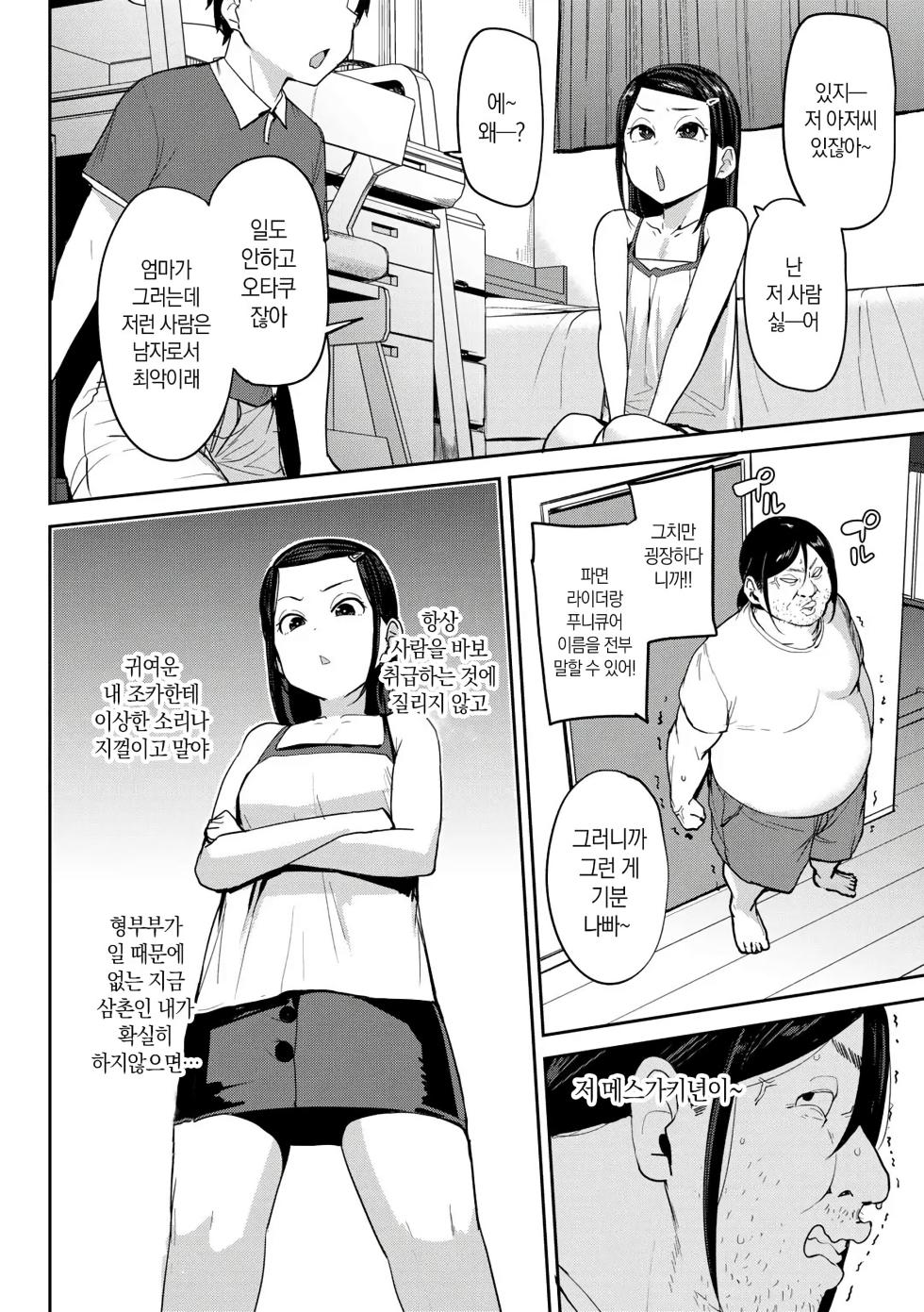 [Nanao Yukiji] Oikko no Girlfriend o Wakaraseta Ken Ch. 1 | 조카의 여자친구를 참교육한 건 01 (COMIC Gucho Vol. 21) [Korean] - Page 2