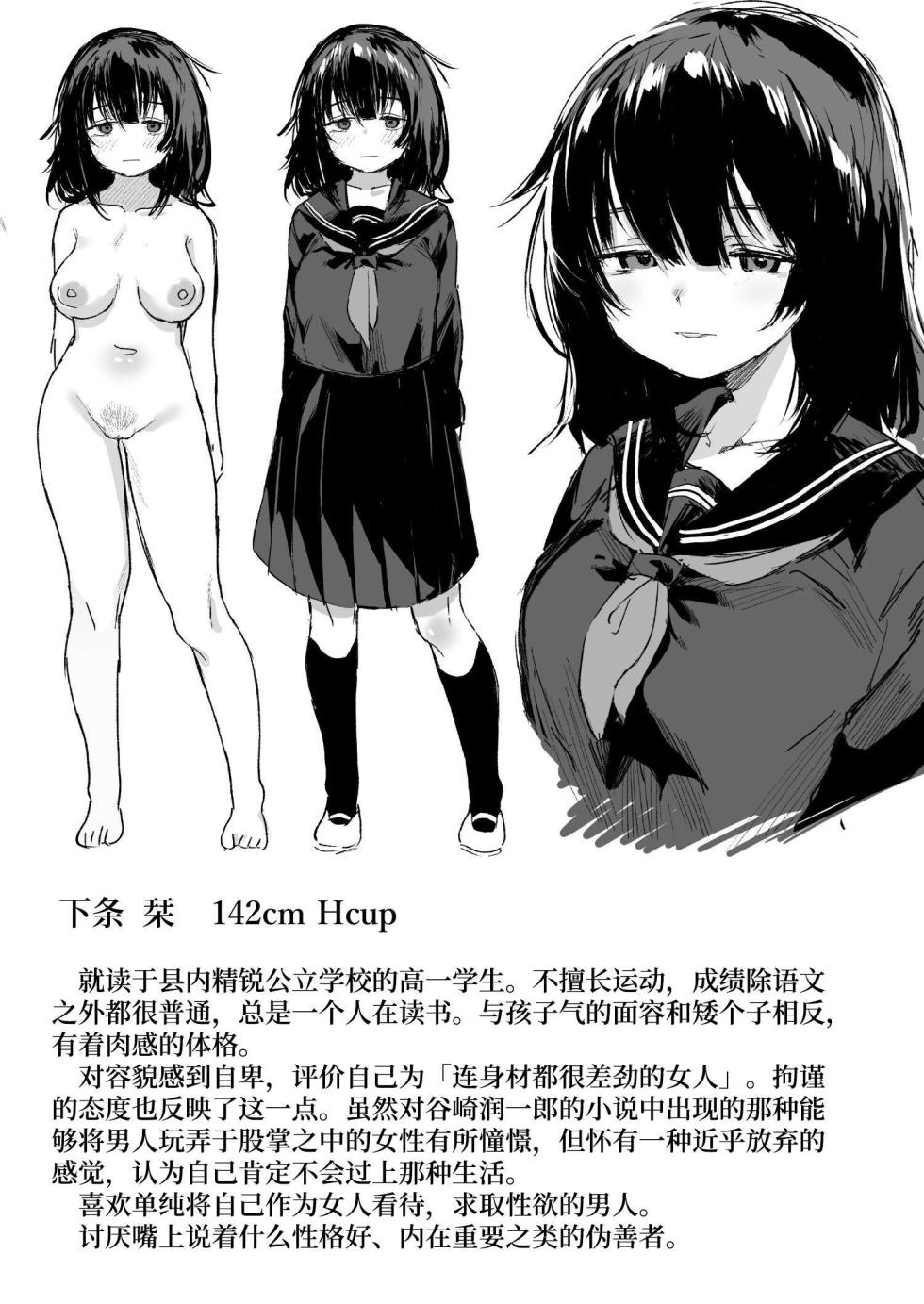 [Tori Salt (Nada Salt, Toriuchi)] Anoko wa Boku ga Suki ja Nai Boku dake ga Kizuiteta Hazu no Loli Kyonyuu Jimikei Bungaku Shoujo [Chinese] [Sainae] - Page 2