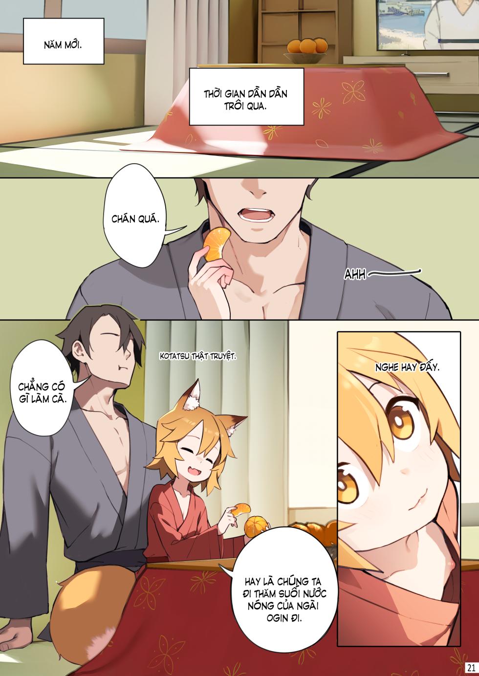 [BLVEFO9] 800-Nen no Yakusoku | Lời hẹn ước 800 năm (Sewayaki Kitsune no Senko-san) [Vietnamese Tiếng Việt] [Decensored] - Page 22