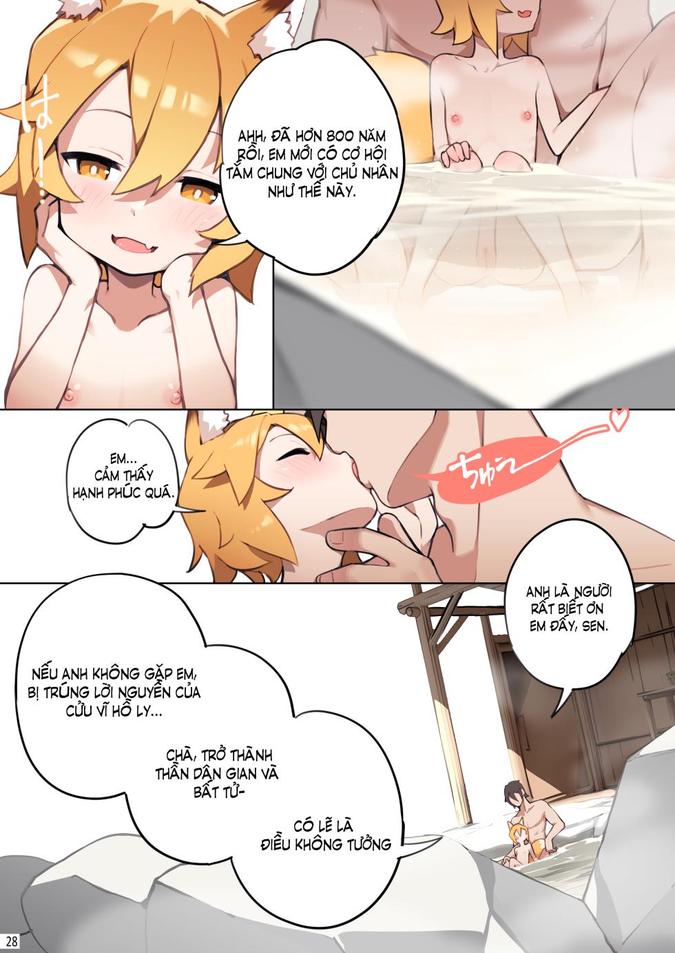 [BLVEFO9] 800-Nen no Yakusoku | Lời hẹn ước 800 năm (Sewayaki Kitsune no Senko-san) [Vietnamese Tiếng Việt] [Decensored] - Page 29