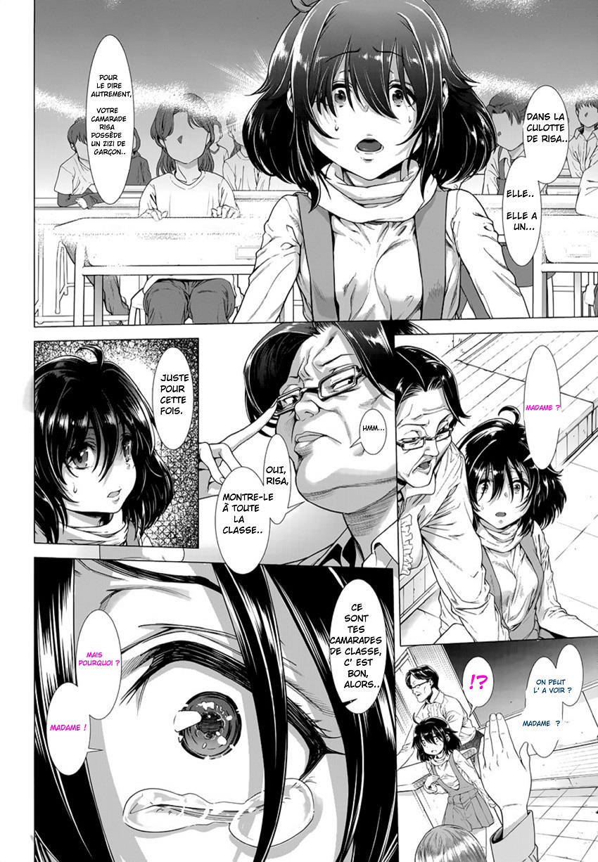 [Sannyuutei Shinta] Chinpotsuki Ijimerarekko | - Etre une Nana Intersexe : Le récit d'une Persécution - [French] - Page 12