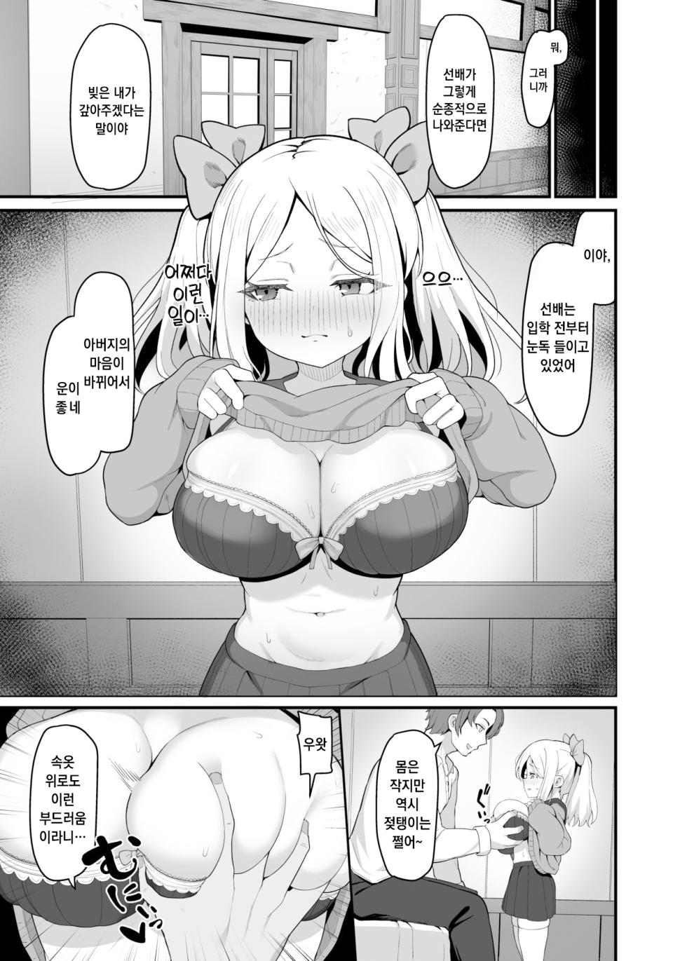 [Ebiten Kaidou (Templus)] Chicchakute Dekai Senpai. | 작고 커다란 선배  [Korean] - Page 4