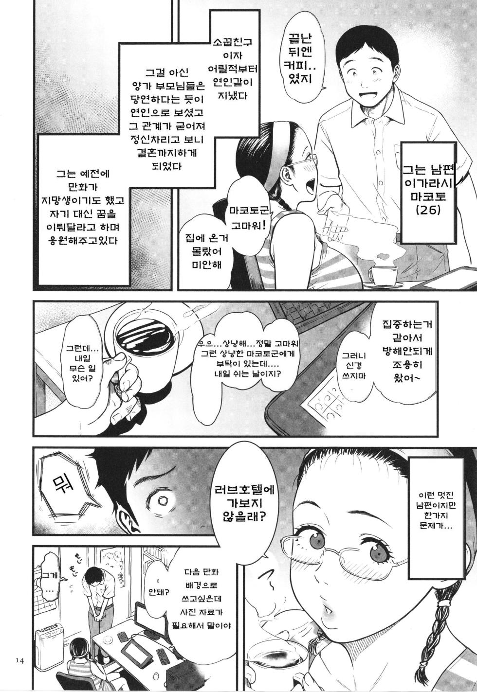 [Tsuzura Kuzukago] Onna Eromanga-ka ga Inran da Nante Gensou janai? | 여자 에로만화가가 음란 하다니 환상이지 않아 ‫‬[Korean] - Page 16