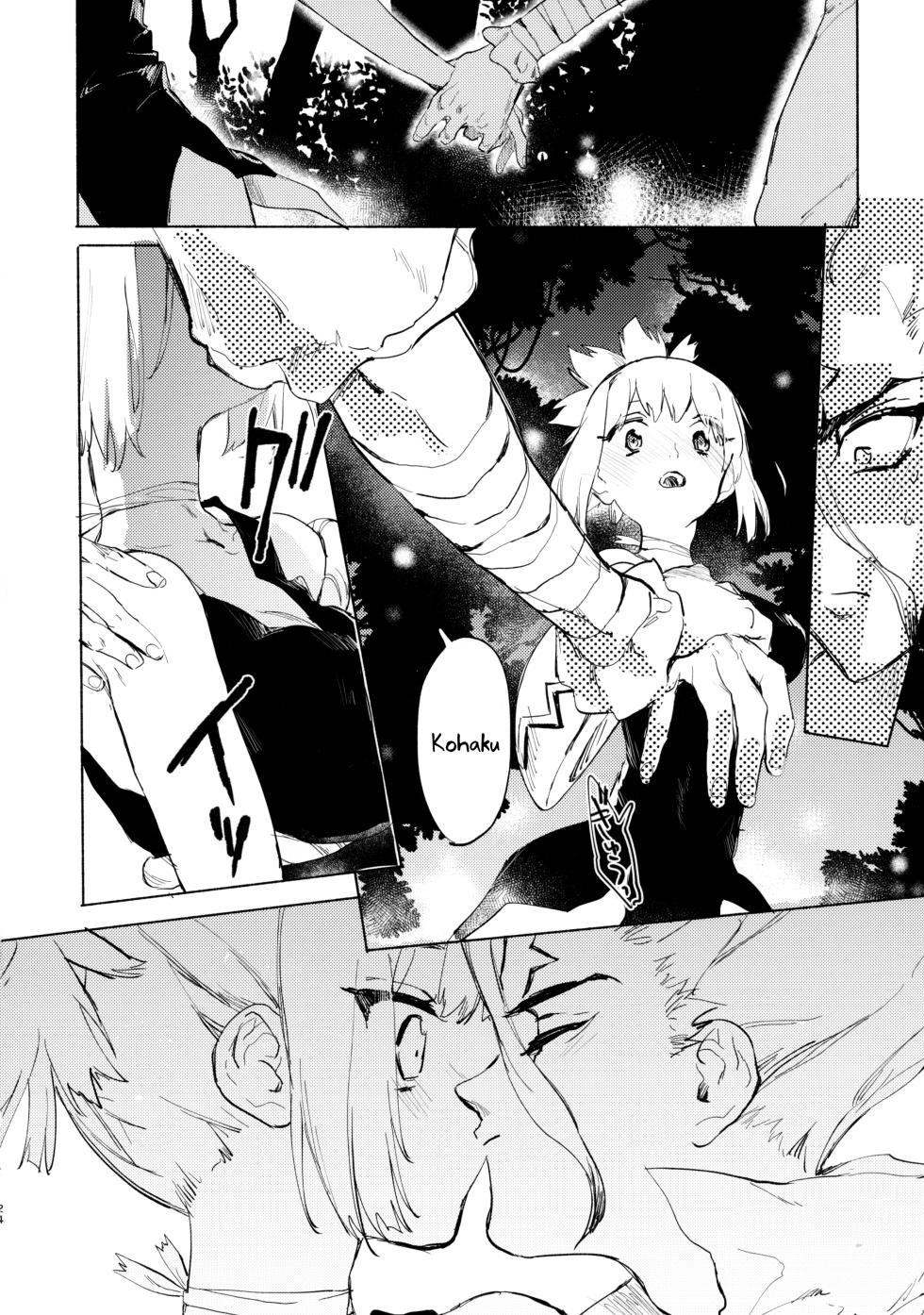 (The ROCK 2) [tcnc (Serizawa Nae)] Sekki Sekai de Mabushii Natsu (Dr. STONE) [English] [Uncle Bane] - Page 25