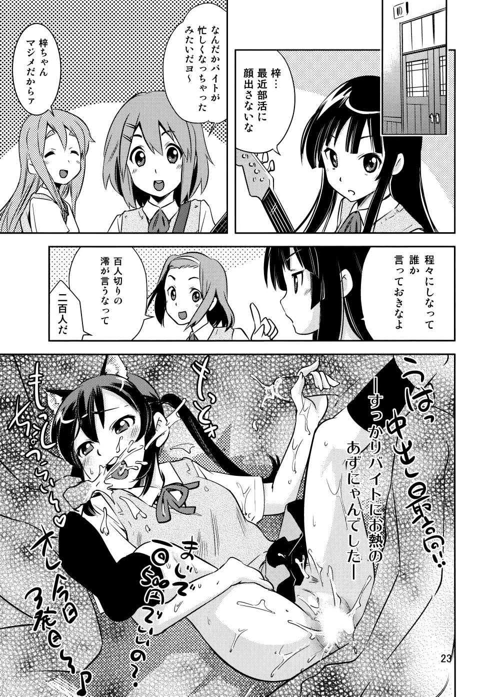 (C78) [Hokkyou Penguin (Saito Sakae)] Houkago P-Time  (K-ON!) - Page 22