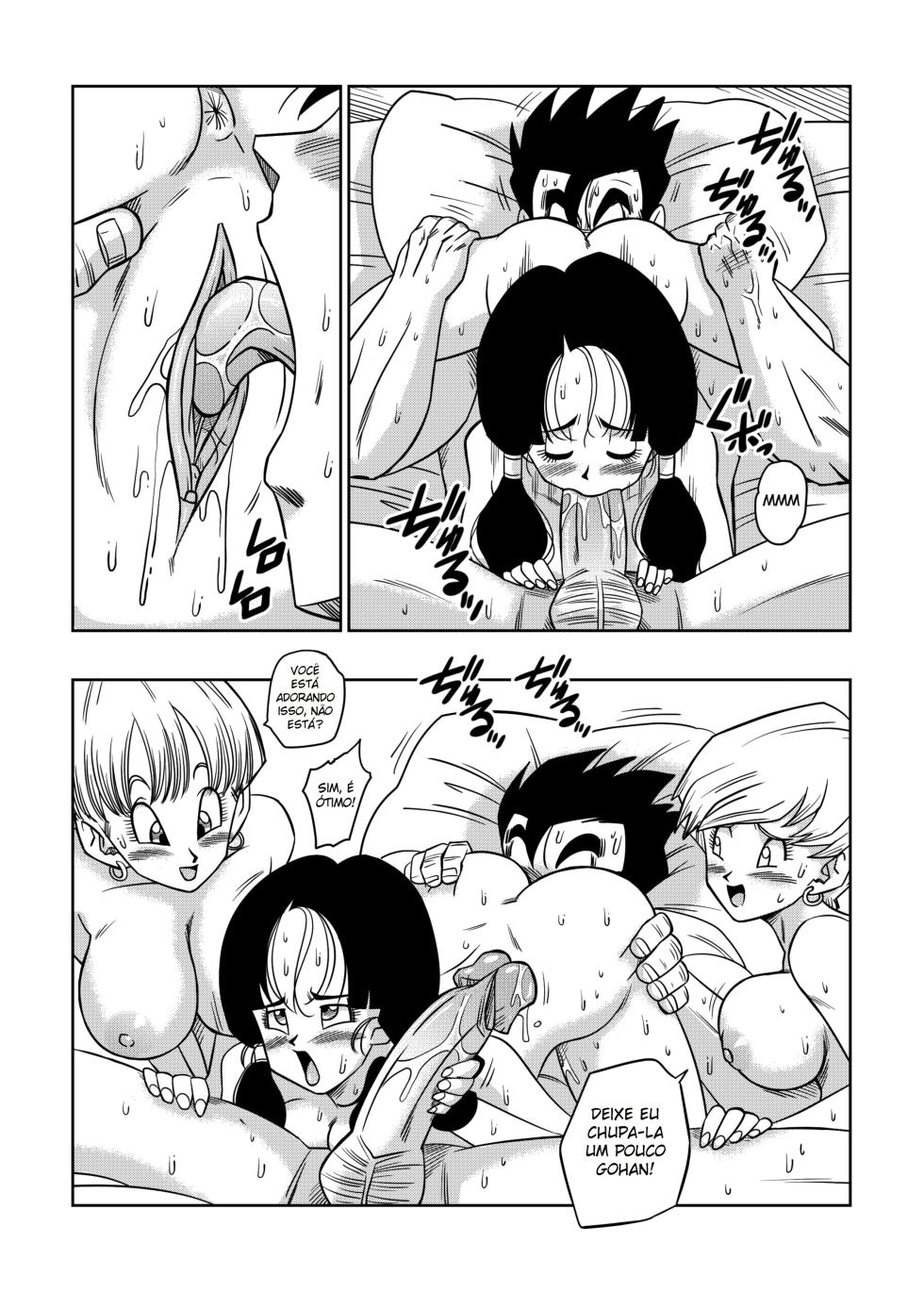[Yamamoto Doujin (Yamamoto)] DagonBall - Love Triangle Z 4 (Dragon Ball Z) [Portuguese-BR] [Decensored] - Page 34