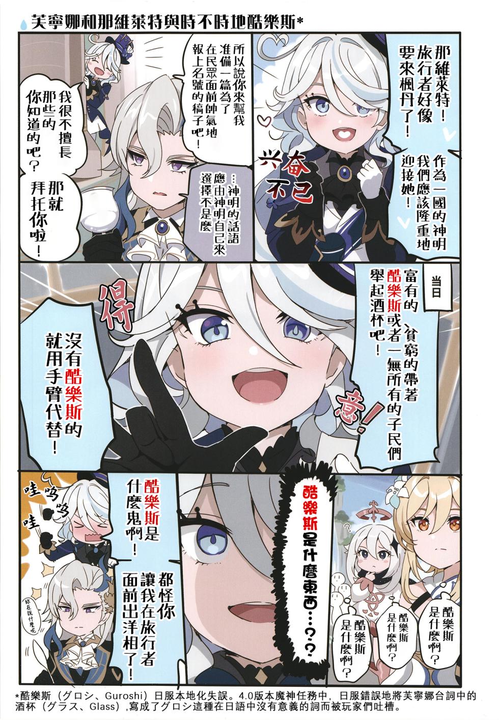 [Kitahara Koubou. (Kitahara Tomoe.)] Furina ni Ryouri o Kuwashite Yaritain desu ga Kamaimasen ne!? - La Lettre a Furina! | 想讓芙寧娜嘗嘗我的料理大概沒問題吧!? (Genshin Impact) [Chinese] [颠佬旅者汉化组] [Digital] - Page 7