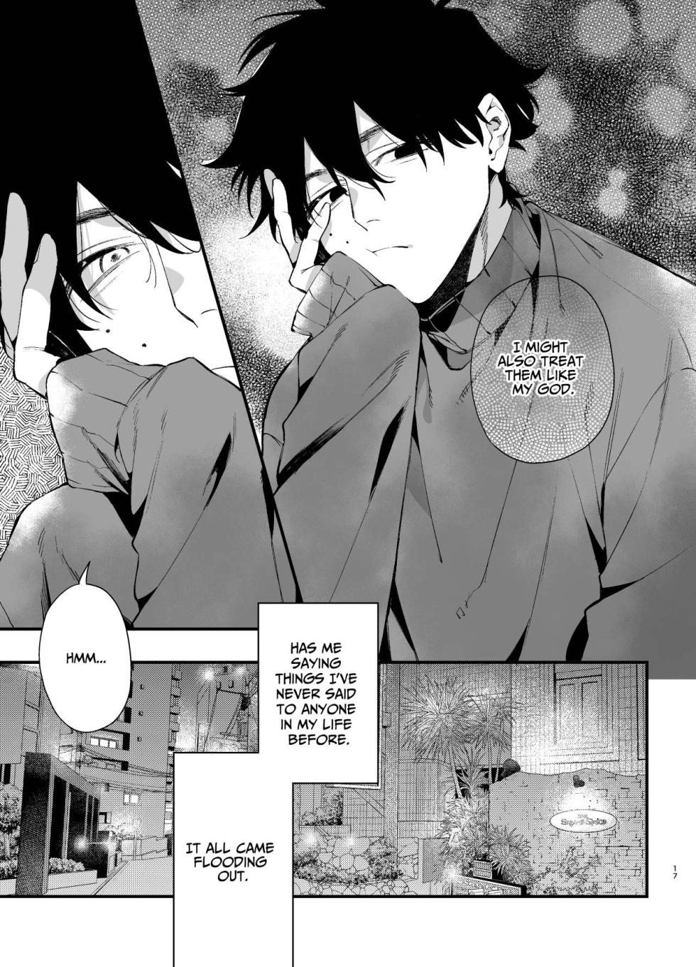[Umenegi Daimyoujin (Umekoppe)] Kawaisona Kimigaichiban Kawai ~Inu-kei Shuchaku Danshi Harukun no Shitsuke kobi~ | You’re Cutest When You’re Pathetic ~Obsessed Golden Retriever Boy Haru’s Disciplinary Sex~ [English] - Page 17