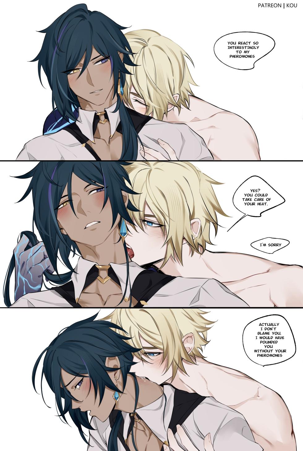 [Kouki] Dainsleif X Kaeya ✨❄️ [A/B/O] - Page 2