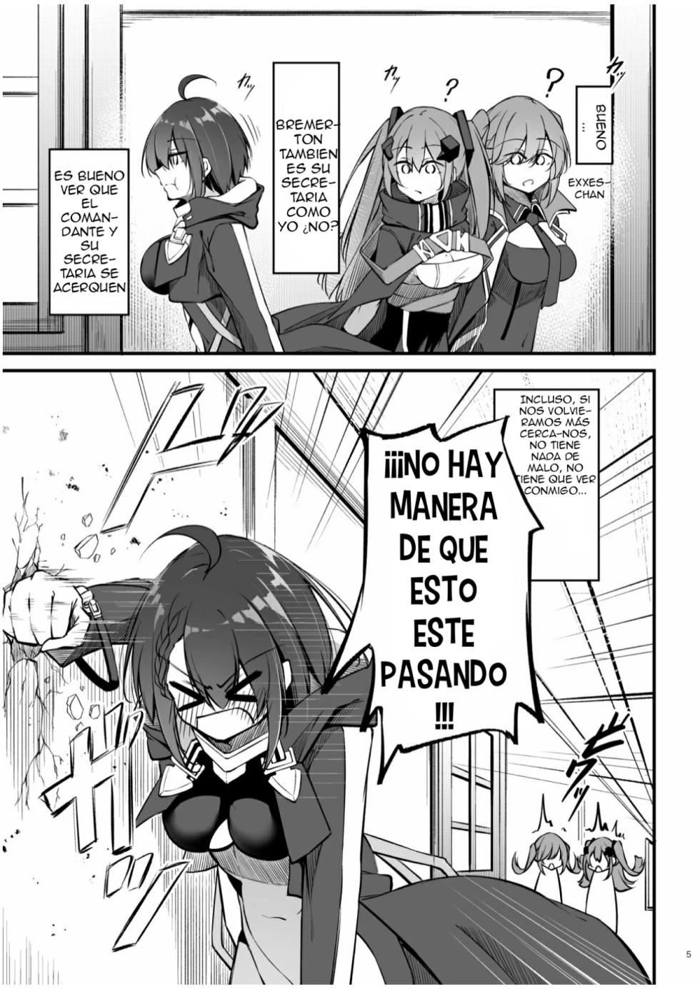 [Gakuen Ketsumeichou (Oriue Wato)] Atsuatsu Oyanami Soudanshitsu -Jissen Hen- (Azur Lane) | El Cuarto de Consiliacion Amorosa 2 ~El Arco de Baltimore~ [Spanish] [Alfredo Vega] [Digital] - Page 4