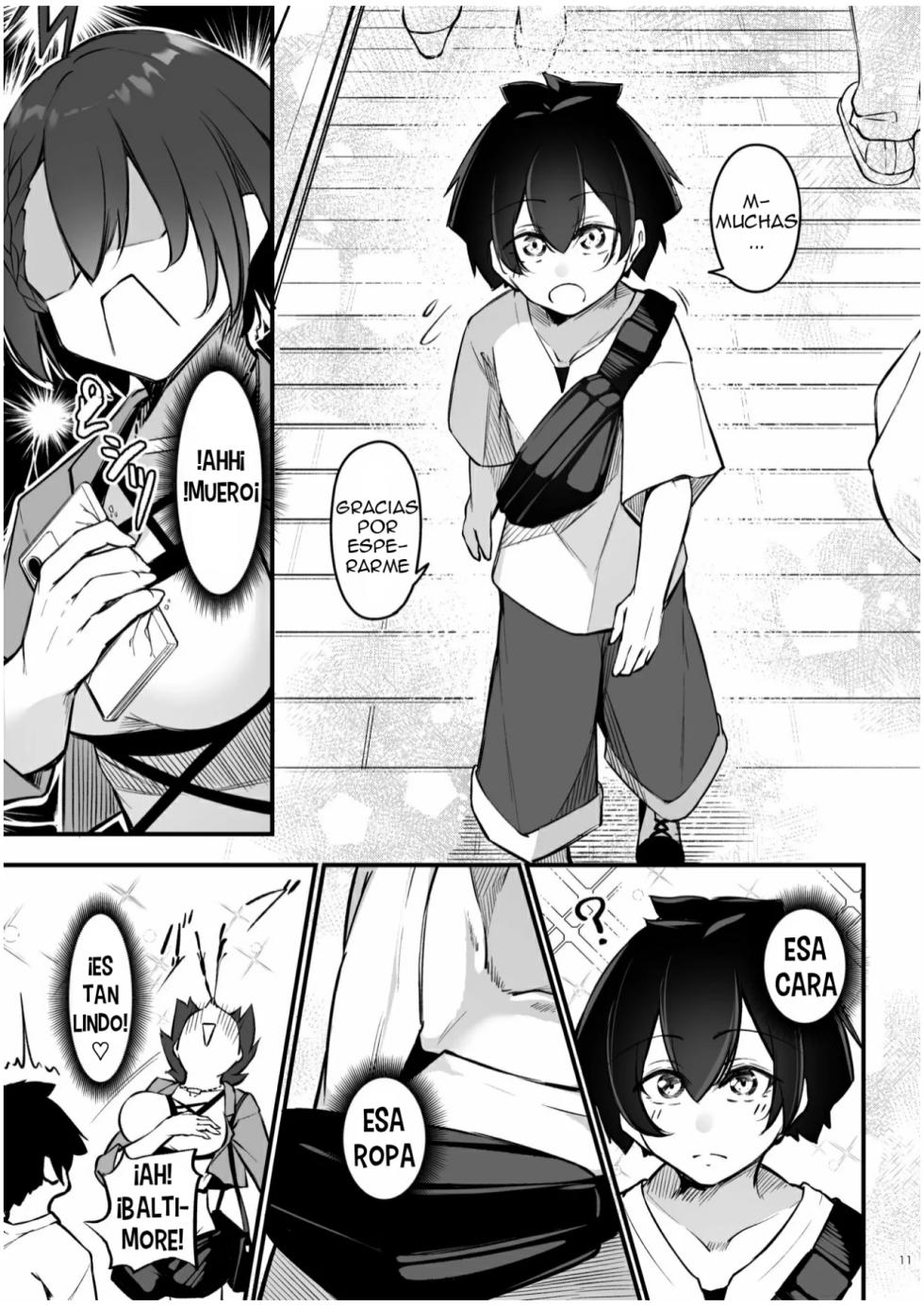 [Gakuen Ketsumeichou (Oriue Wato)] Atsuatsu Oyanami Soudanshitsu -Jissen Hen- (Azur Lane) | El Cuarto de Consiliacion Amorosa 2 ~El Arco de Baltimore~ [Spanish] [Alfredo Vega] [Digital] - Page 10