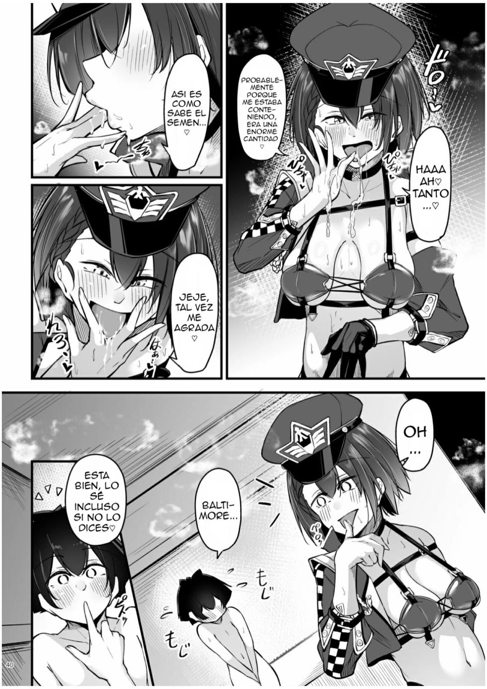 [Gakuen Ketsumeichou (Oriue Wato)] Atsuatsu Oyanami Soudanshitsu -Jissen Hen- (Azur Lane) | El Cuarto de Consiliacion Amorosa 2 ~El Arco de Baltimore~ [Spanish] [Alfredo Vega] [Digital] - Page 39