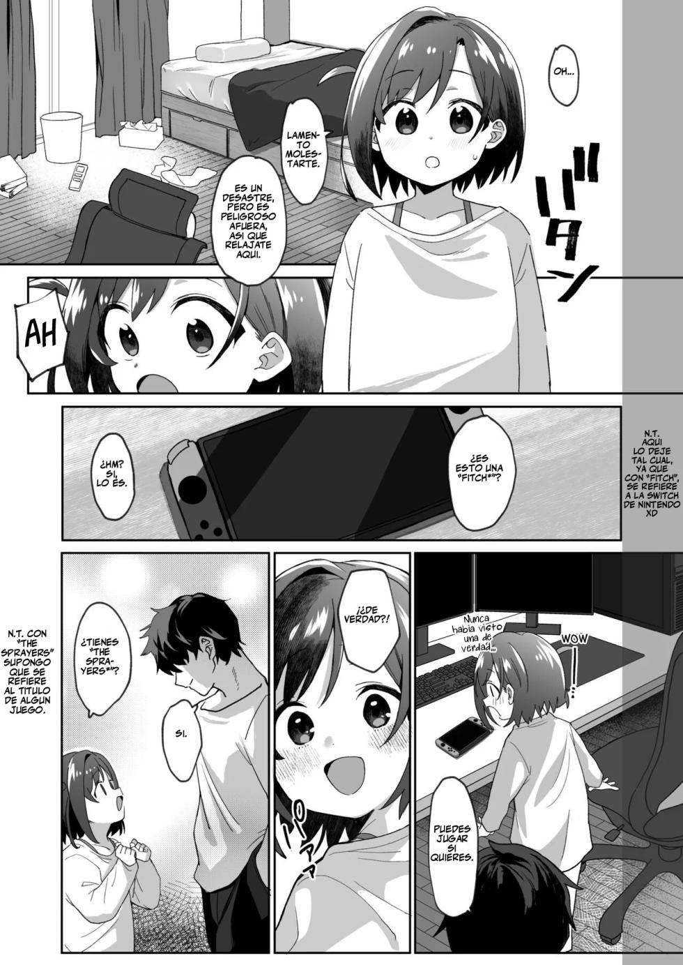 [Sleepwatch.ex (Aibu Yue)] Otonari no Musume-san wa Ore ni Ki ga Aru you dakara Pet ni Shite Mita. | La Hija de los Vecinos Está Enamirada de Mí, Así que la Convertí en mi Mascota. [Spanish] [Flat is Justice!] [Digital] - Page 4