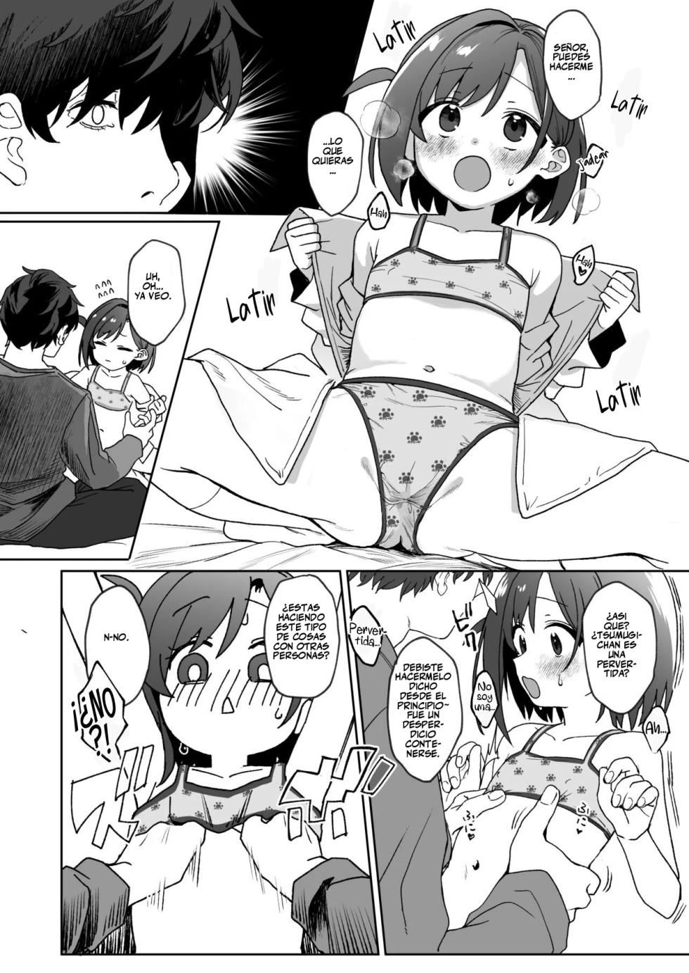 [Sleepwatch.ex (Aibu Yue)] Otonari no Musume-san wa Ore ni Ki ga Aru you dakara Pet ni Shite Mita. | La Hija de los Vecinos Está Enamirada de Mí, Así que la Convertí en mi Mascota. [Spanish] [Flat is Justice!] [Digital] - Page 9