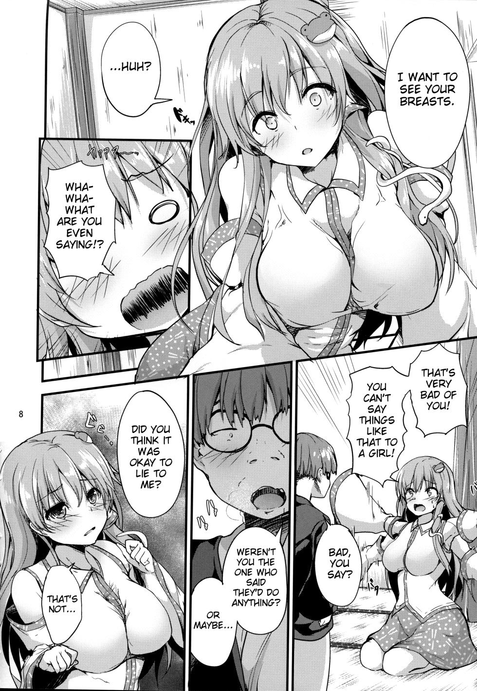 (Shuuki Reitaisai 5) [Water Drop (MA-SA)] Moriya Takujisho | Moriya Daycare (Touhou Project) [English] - Page 7