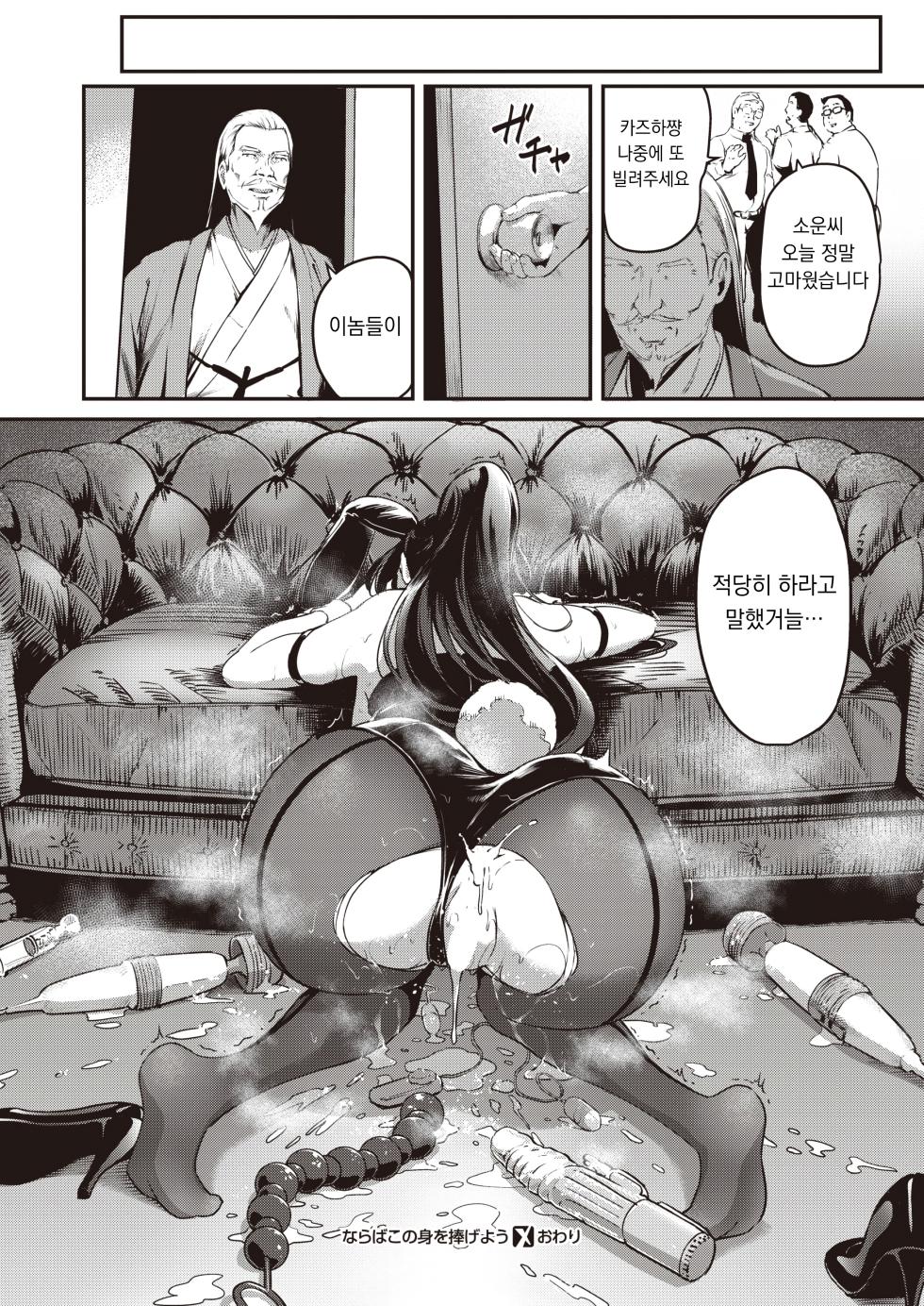 [Panda Ekisu] Naraba Kono Mi o Sasageyou | 그럼 이 몸을 바치자 (COMIC X-EROS #106) [Korean] [Digital] - Page 28