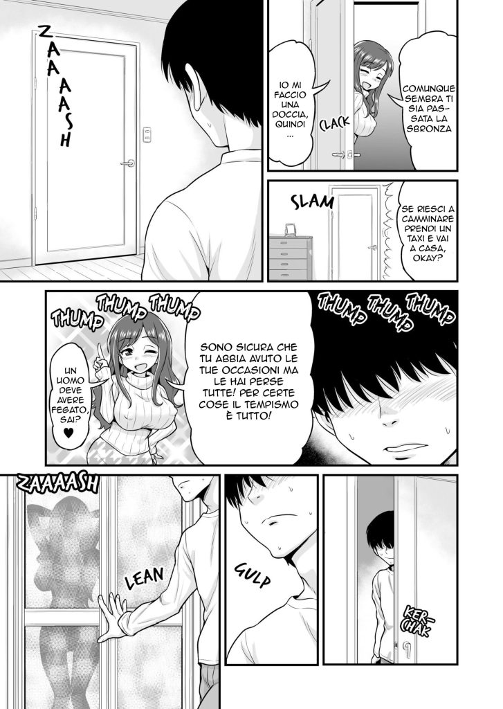 [Chimamire Yashiki (Gachonjirou)] Uwaki Hitozuma Nama Nakadashi Ottori Seiso Kakure Inran Hitozuma to Okute Dotei Otaku-kun | Vecchi Compagni Nuove Passioni [Italian] [Decensored] - Page 6