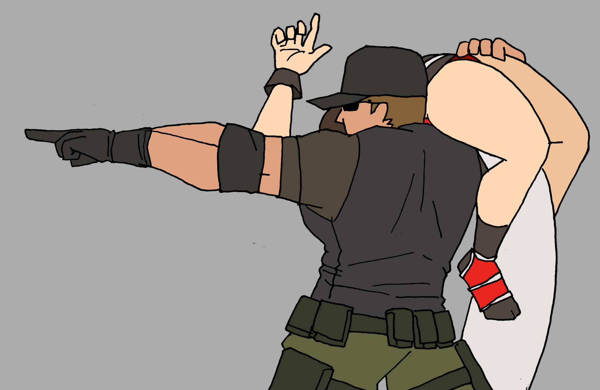 [Sanman-Drill] Mai Shiranui VS. Clark Still (KOF) - Page 10