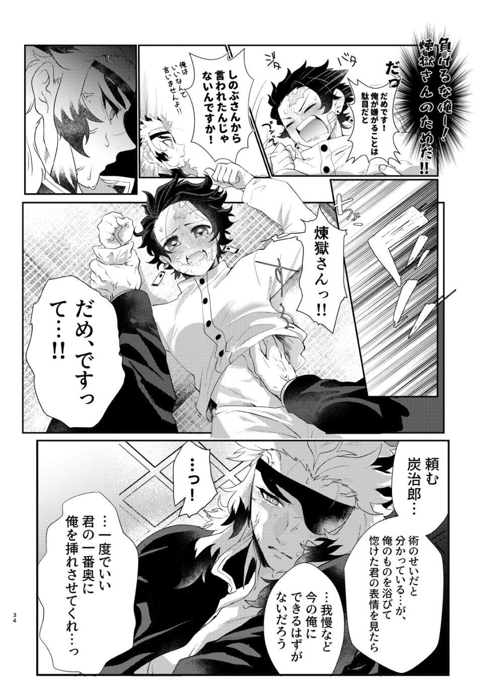 [Dangan panda (Yanagi)] Nani demo suru to wa iimashitakedo! (Kimetsu no Yaiba) [Digital] - Page 33