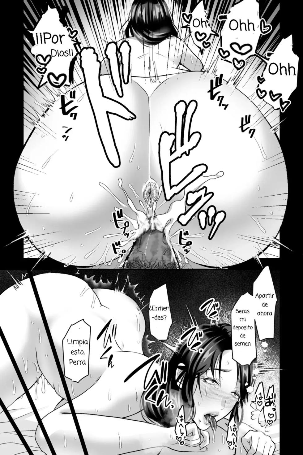 [Ginshio Honpo (Ginen)] Haha Ochi Nikki ~Ureta Jitsubo no Nama Manko o Seishori Benjo ni Otosu made~ [Spanish] [Blu Rubia] [Decensored] - Page 12