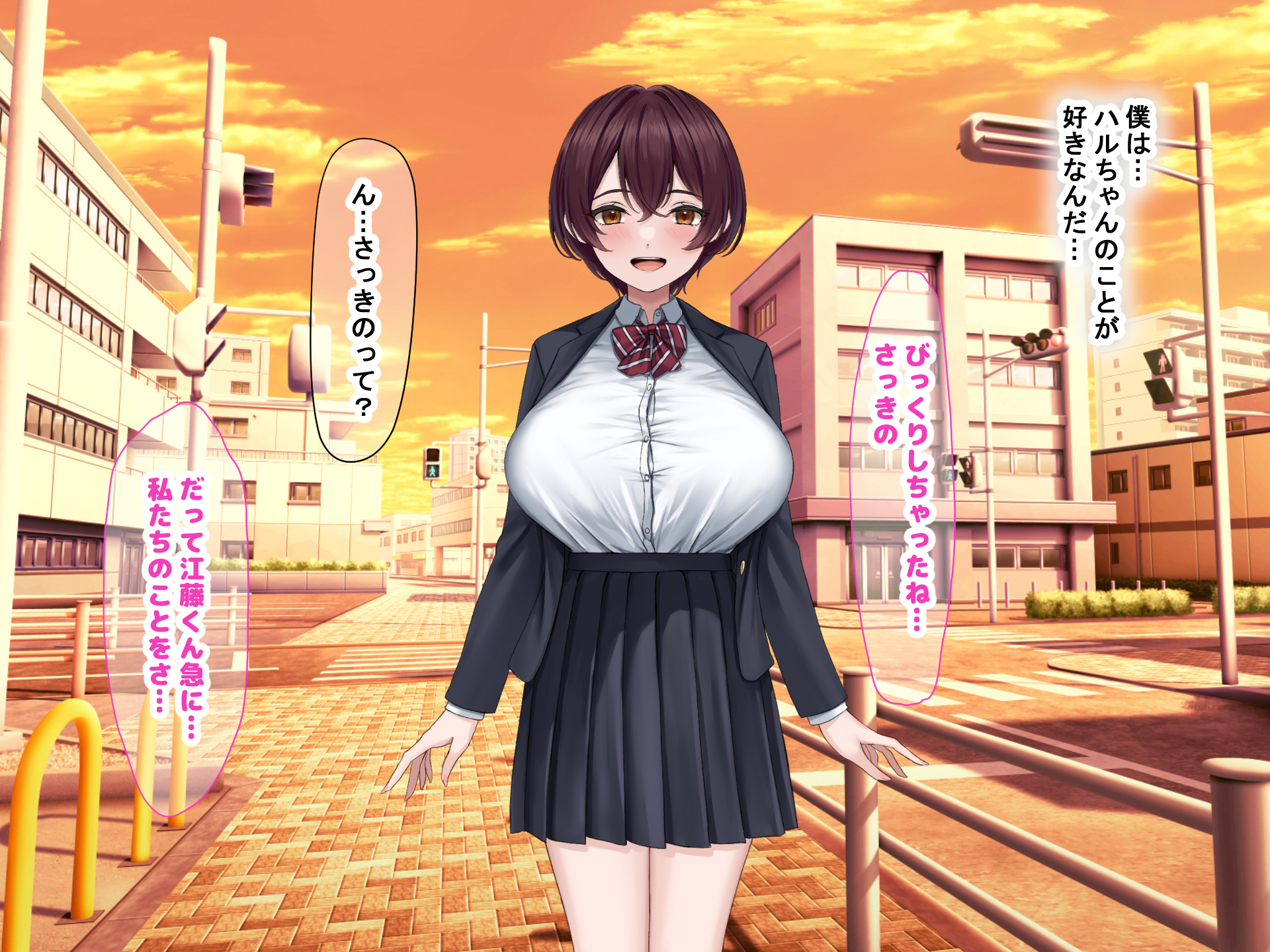 [Nanohana Jam (Rama)] Boku no Kayou Danshikou ni Totsuzen Tenkou Shite Kita Kyonyuu Bishoujo ~Seishori Tantou no Tanaka-san~ - Page 37