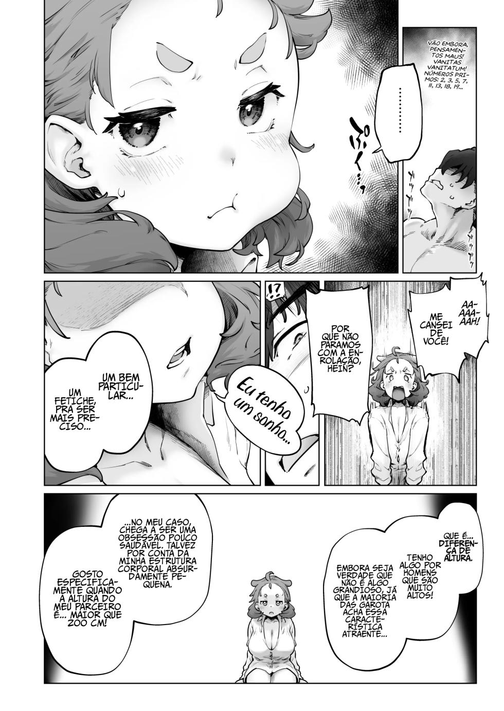 [Sago Jou (Seura Isago)] Chimikko Bakunyuu Hakase no Seiheki | O Fetiche de Uma Certa Cientista Baixinha Peituda [Portuguese-BR] - Page 10