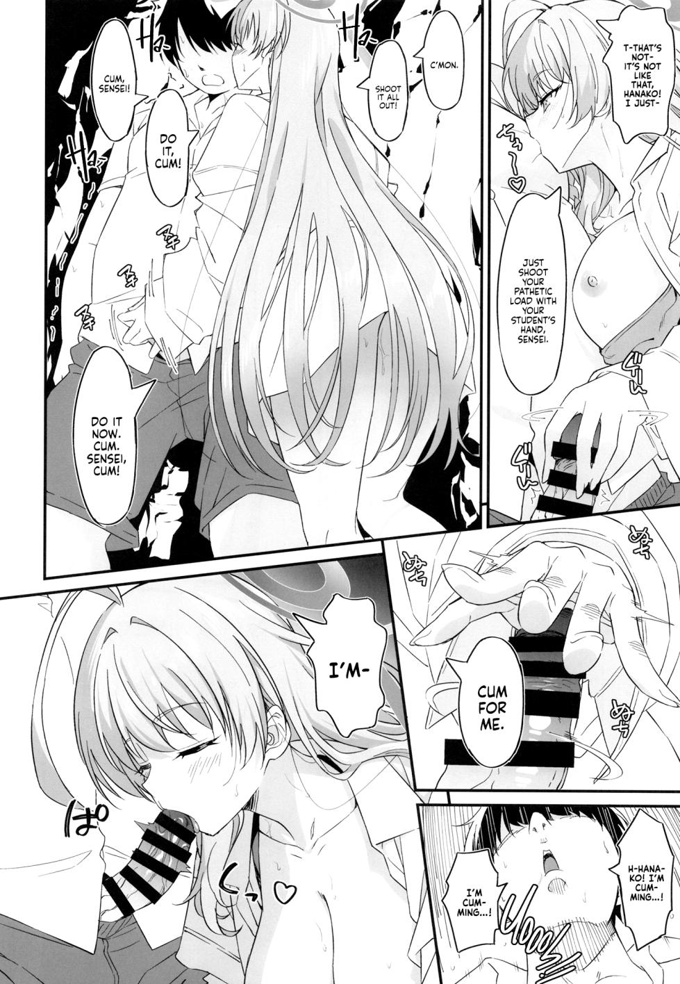 [AERODOG (inu)] Onanie Supporter Hanako |  Handjob Helper Hanako  (Blue Archive) [English] [Bikkie Biter] [Digital] - Page 11