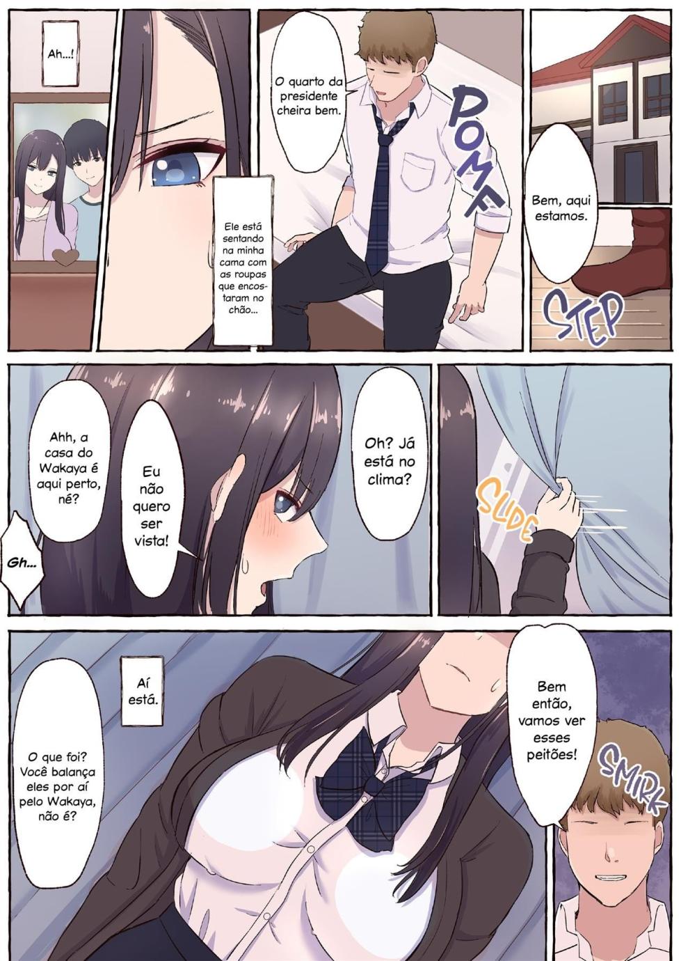 [Mabo Don (shimoshi)] Cool na Kyonyuu Iinchou, Netorare Kairaku Ochi [Portuguese-BR] - Page 11