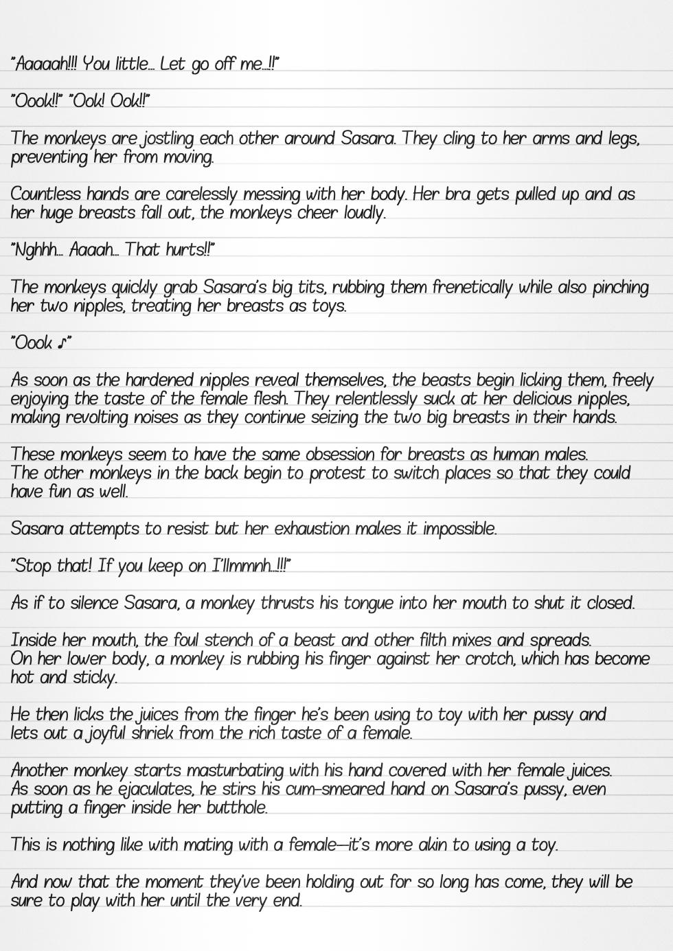 [Tiba-Santi (Misuke)] Misuke's Short Stories 15 - Sasara & Monkeys (ToHeart2 Dungeon Travelers) [English] - Page 6