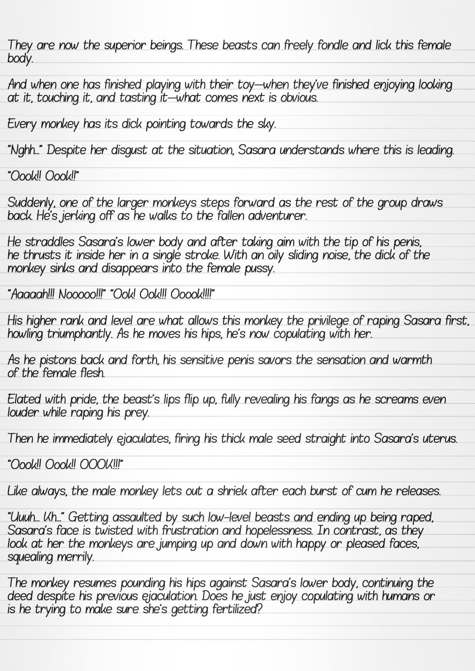 [Tiba-Santi (Misuke)] Misuke's Short Stories 15 - Sasara & Monkeys (ToHeart2 Dungeon Travelers) [English] - Page 8