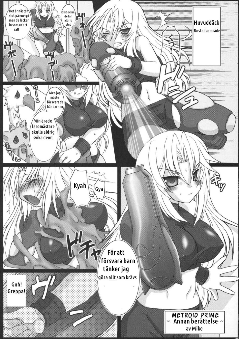 (SC40) [FREAKS (Mike, Onomeshin)] EroSamu X - Erosuit Samus X (Metroid) [Swedish] - Page 21