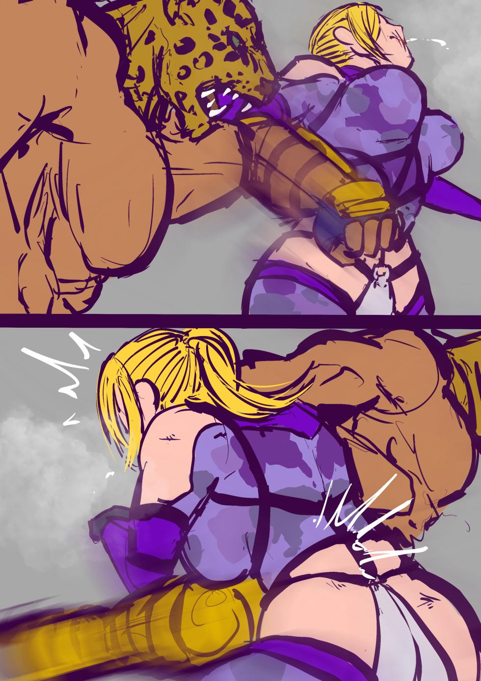 [Sanman-Drill] Nina Williams VS. King (Tekken) - Page 3