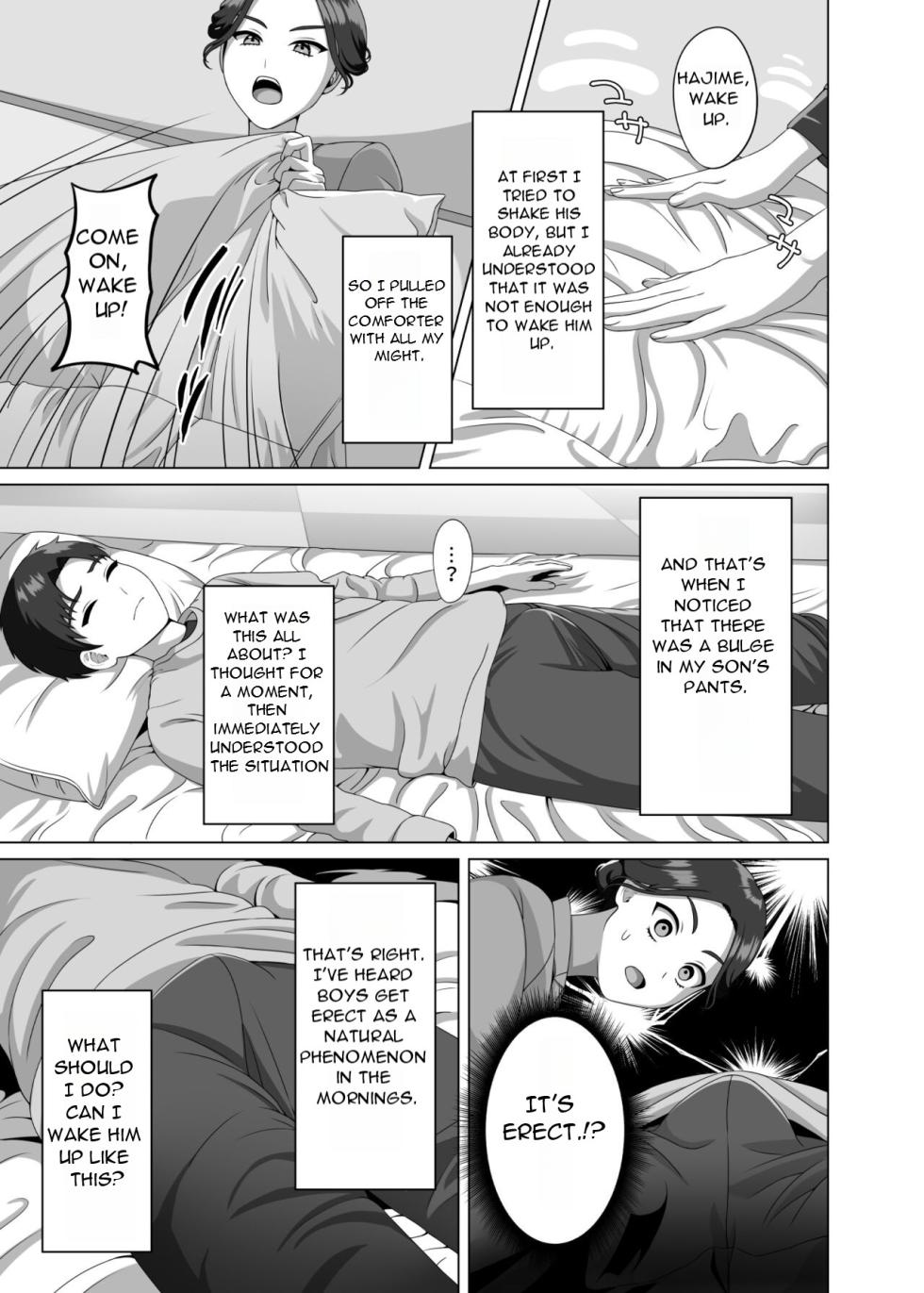 [GABUGABU (GABURI)] Musuko no Asadachi ni Doki Doki Shichau Okaa-san | A mother gets excited about her son's morning erection [English] [DarklordMTLs] [Digital] - Page 8