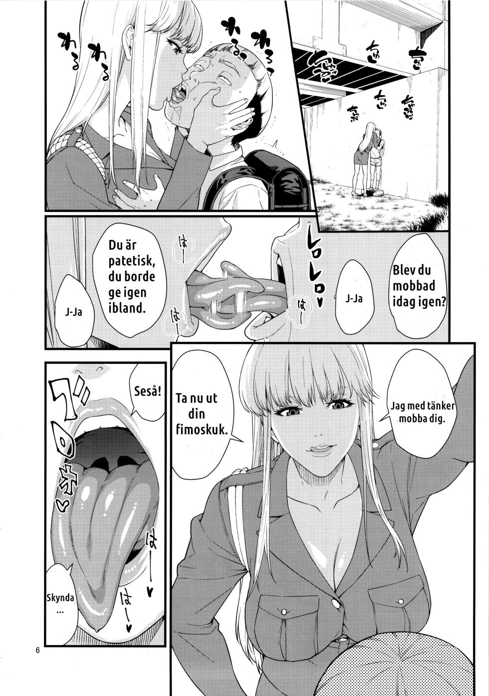 [JACK-POT (Jyura)] Fellatio Queen Reiko no Nichijou (Kochikame) | Fellatiodrottning Reikos Vardag [Swedish] - Page 5