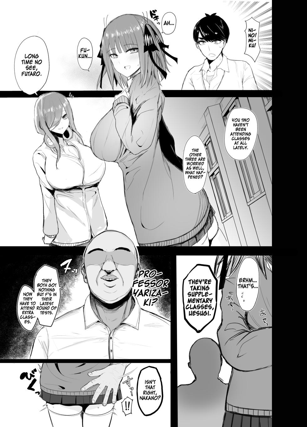 [Nabeyashiki (Nabeshiki)] Ninorare x Mikurare Kahitsuban (Gotoubun no Hanayome) [English] [Kinsei Translations] [Digital] - Page 2