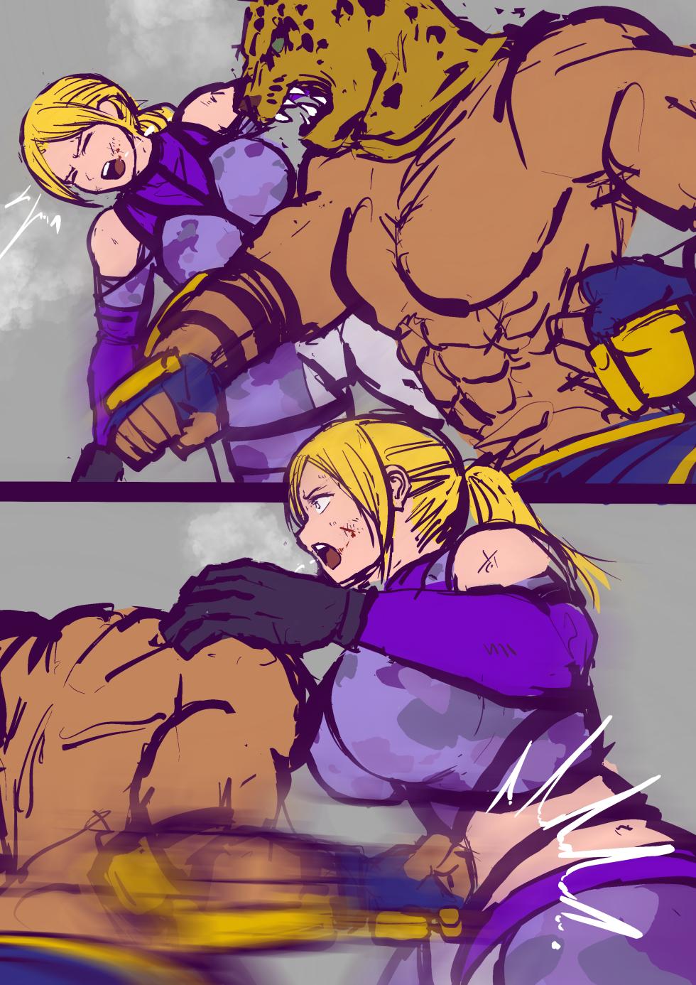 [Sanman-Drill] Nina Williams VS. King (Tekken) - Page 4