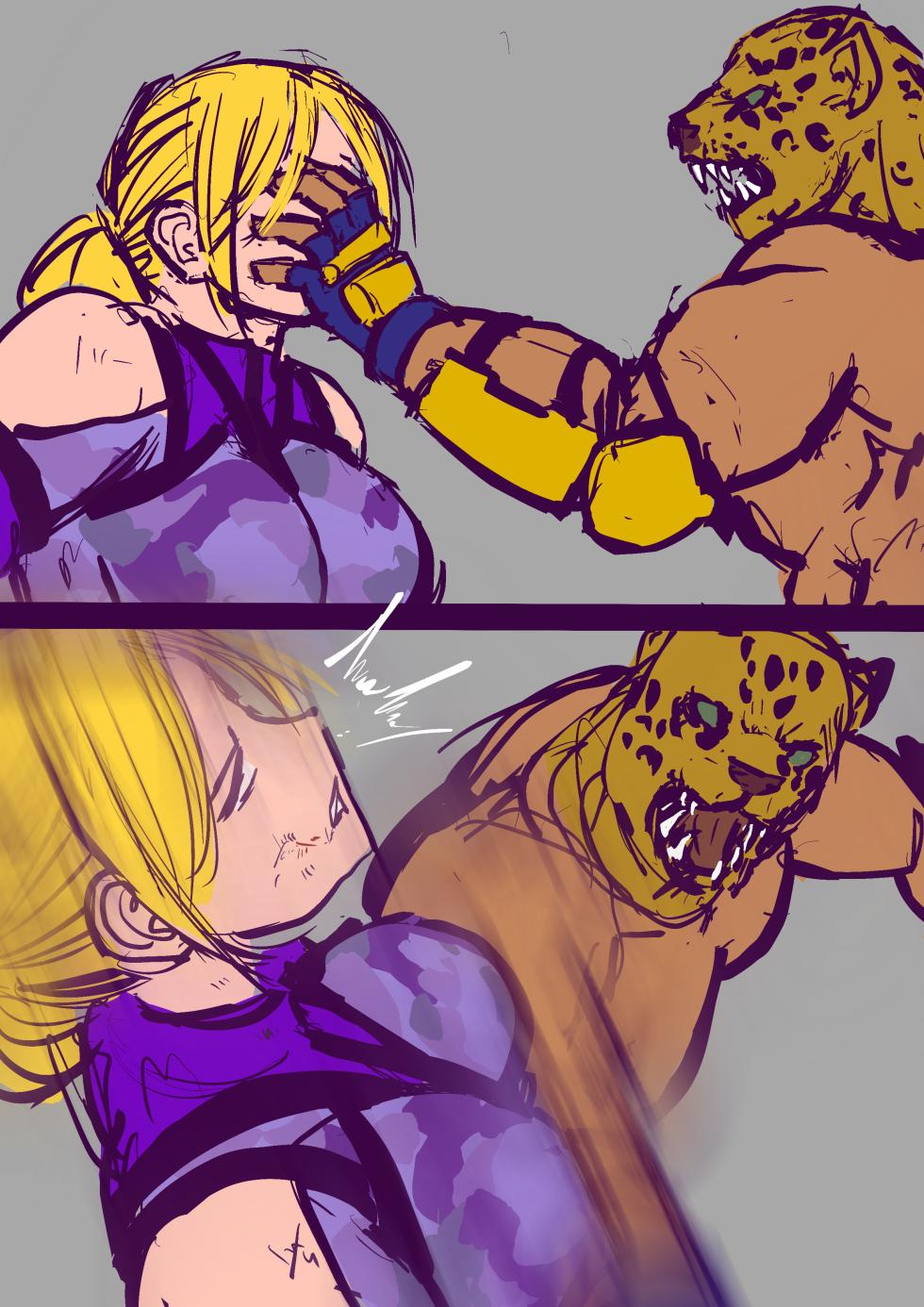 [Sanman-Drill] Nina Williams VS. King (Tekken) - Page 5