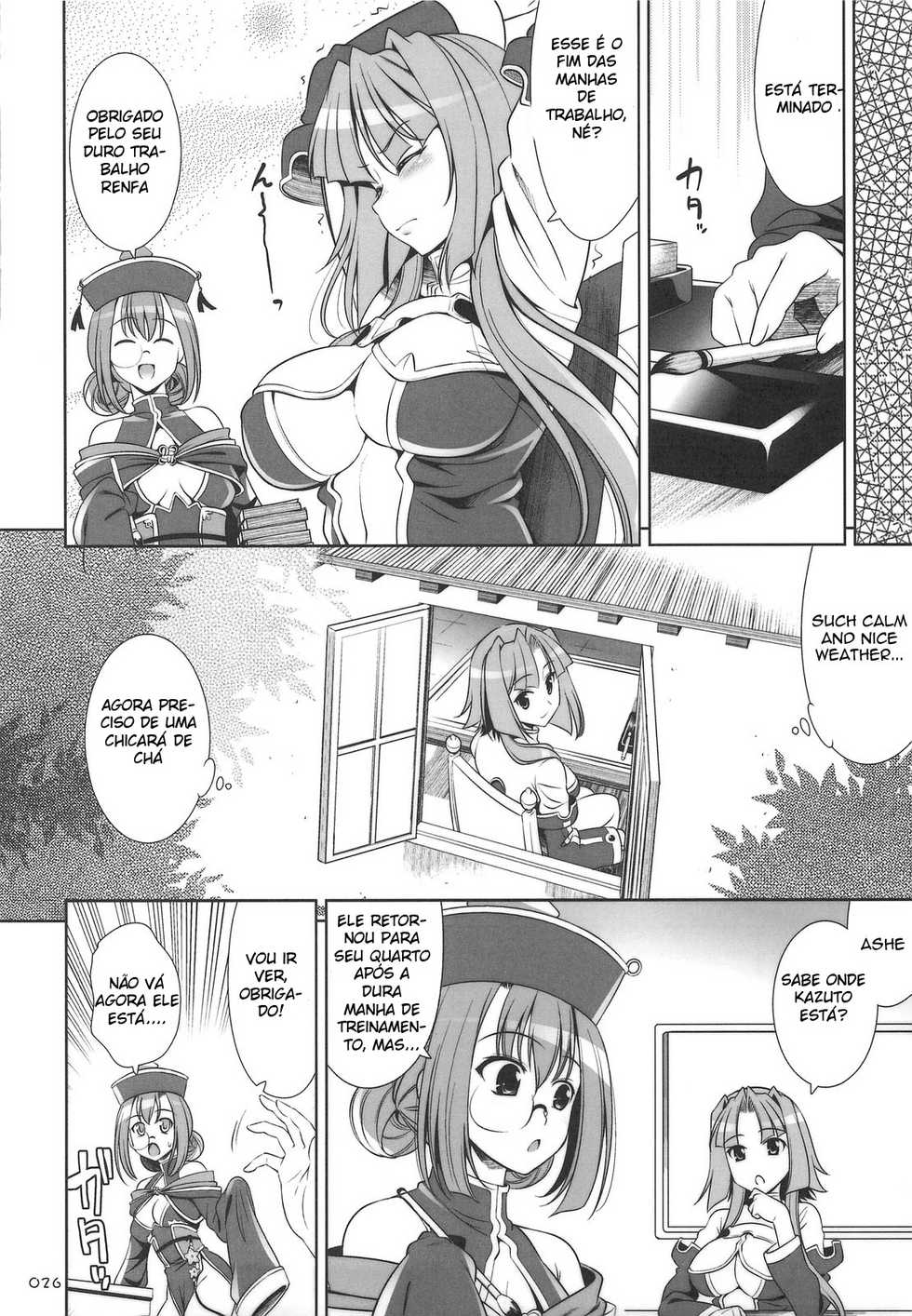 (C76) [Goromenz (Yasui Riosuke)] GO! My Way (Koihime Musou) [Portuguese-BR] [Harutashi] - Page 25
