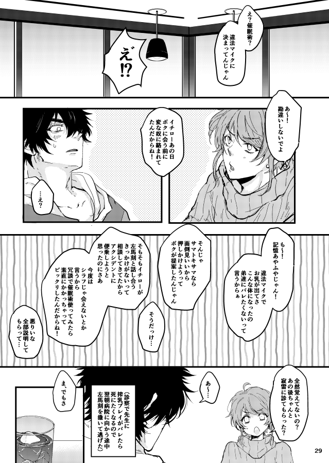 [Datsukouchiku (Lily)] Kuroge wagyu 68kg (Hypnosis Mic) [Digital] - Page 30