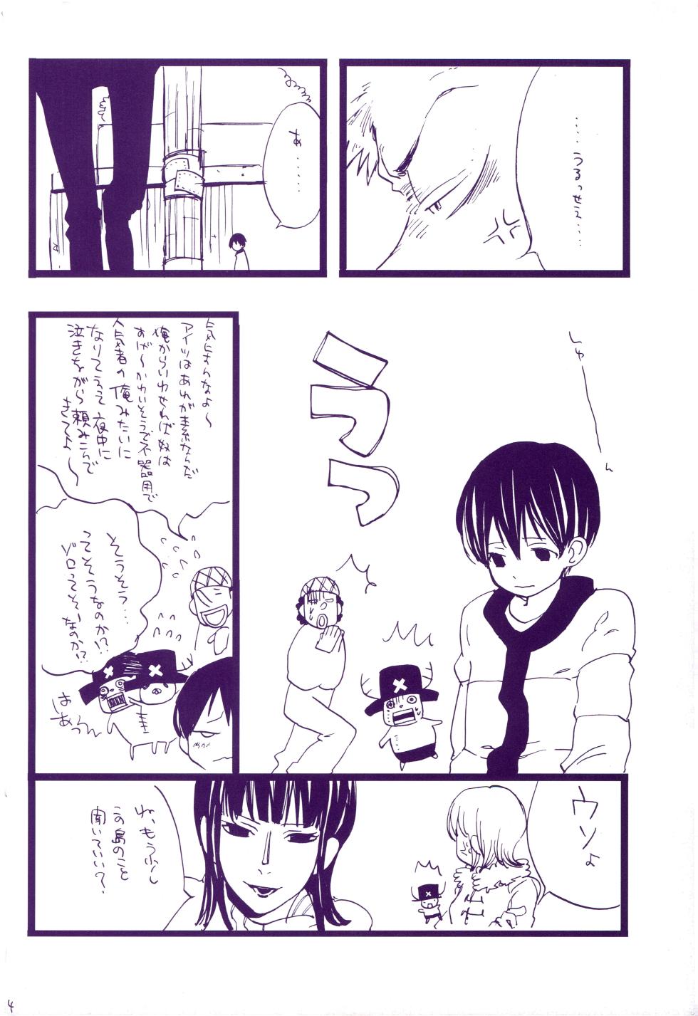 [KIOKS (Amakure Gido)] Michi ni Namae o Tsuketa no wa Dare? 3 (One Piece) - Page 13