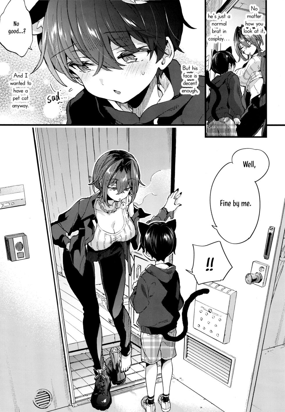 [Koniro Drops (Morishima Kon)] Chotto Kowai Onee-san ni Katte morau Koto ni Narimashita | A kind of scary onee-san took me in as her pet [English] [Tabunne Scans] [Digital] - Page 6