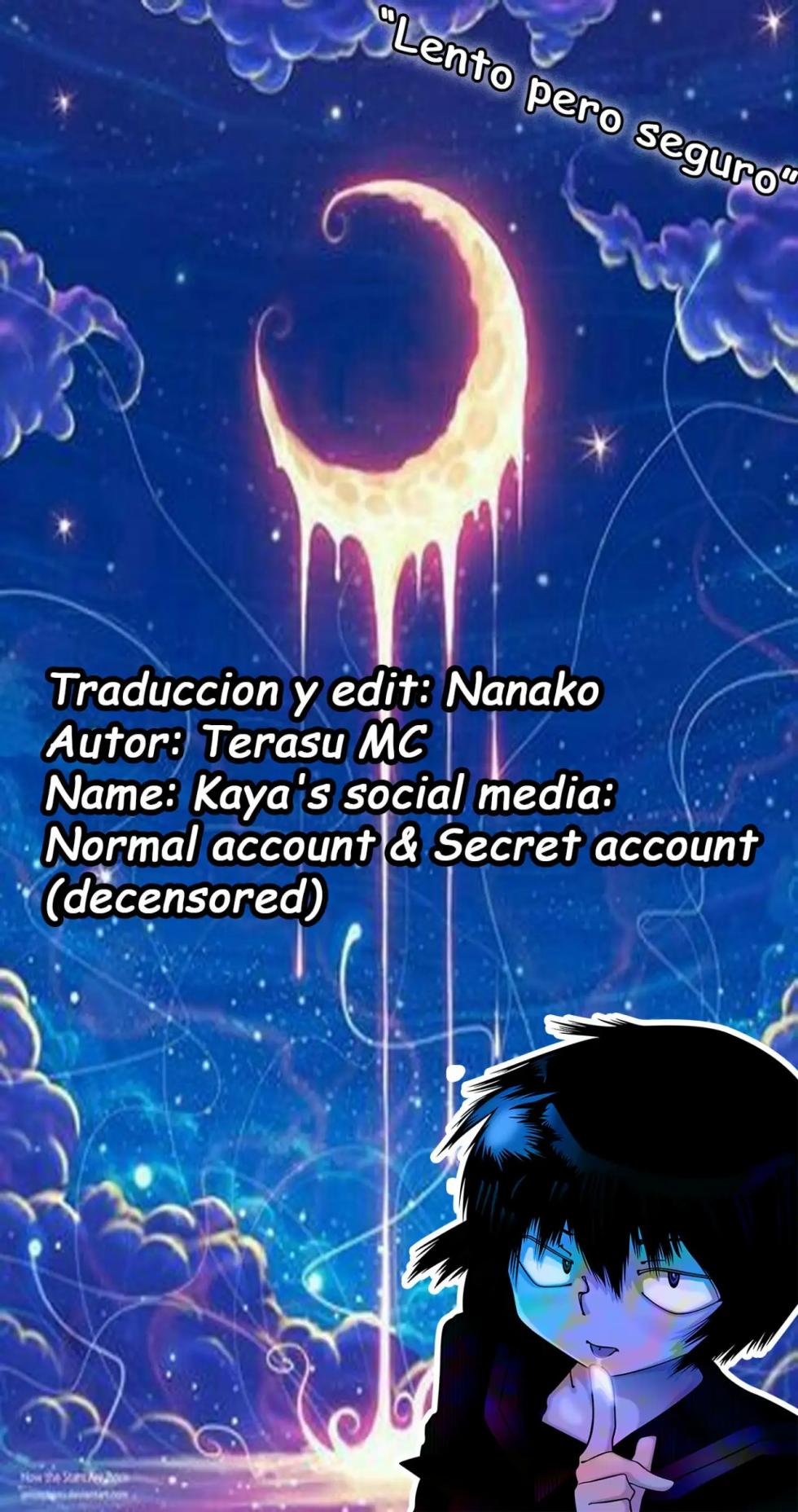 [Terasu MC] Kaaya no SNS Real Aka Ura Aka | Kaya's social media: Normal account & Secret account [Spanish]  [Decensored] - Page 13